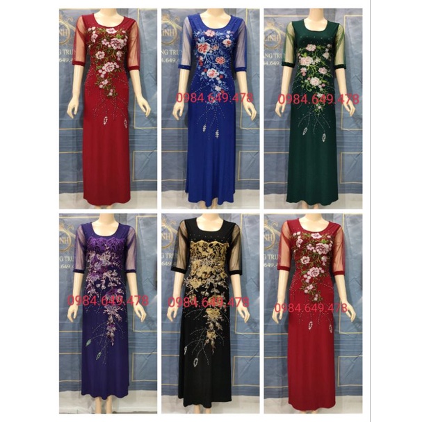 váy dạ hội mã 60