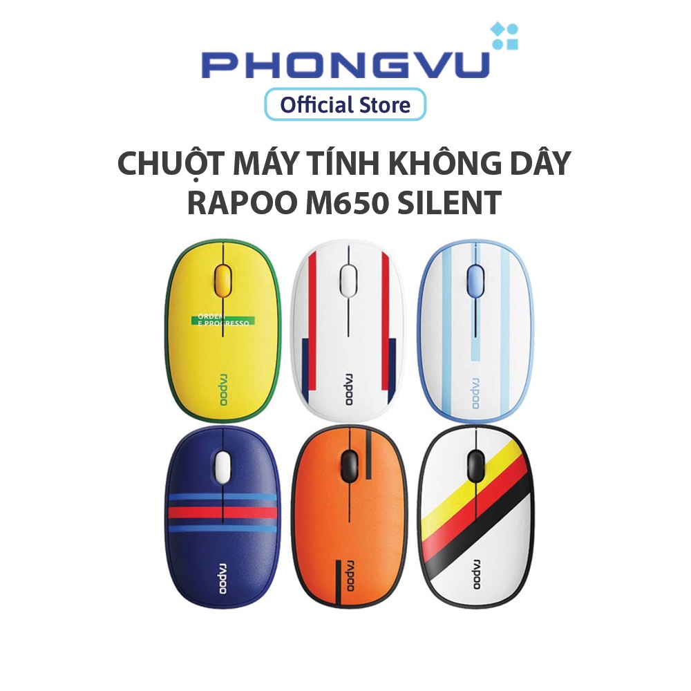 Chuột máy tính không dây Rapoo M650 SILENT - Bảo hành 24 tháng