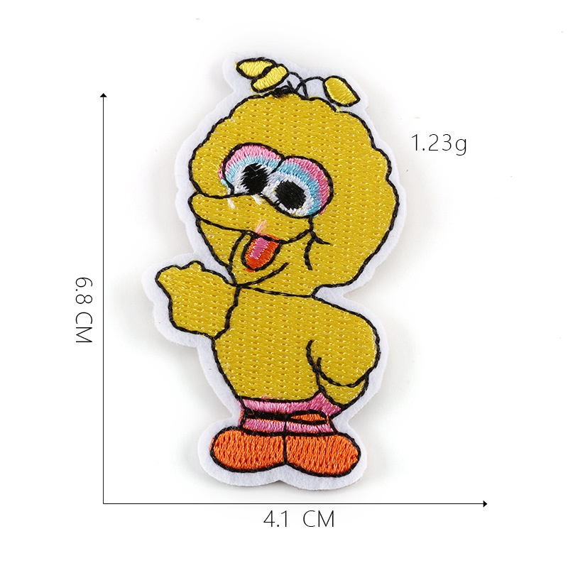 Sticker Ủi Thêu Hình Hoạt Hình Sesame Street