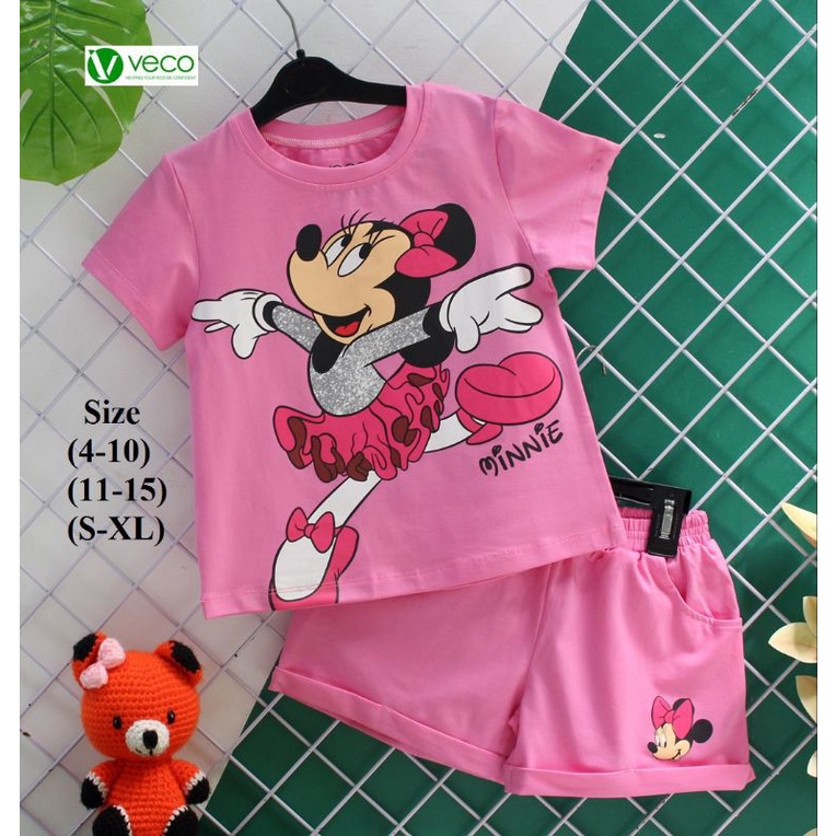 BỘ SỌT VECO BÉ GÁI MICKEY PALE 35-50KG