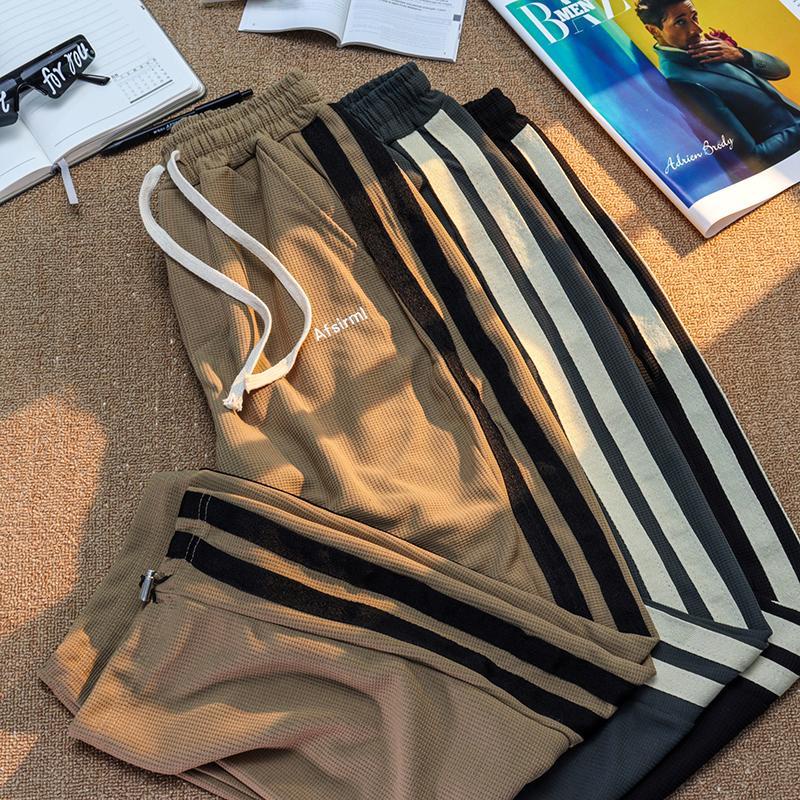 Bộ Đồ Thể Thao Adidas Cỡ Lớn Kẻ Sọc Kiểu Retro Nhật Bản Thời Trang Thu Đông Cho Nam