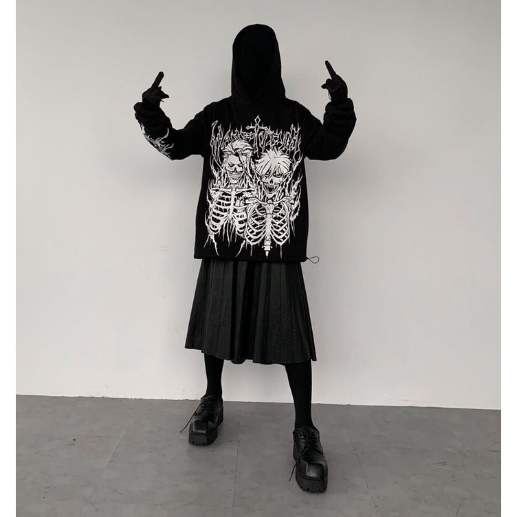 Áo hoodie vah monster devil in hình siêu hot , nam nữ mặc đẹp