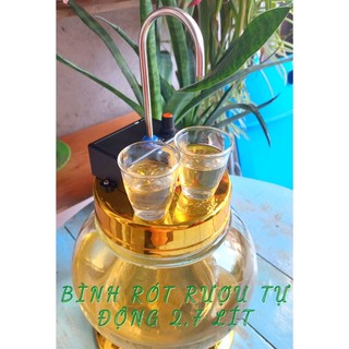 Bình rót rượu tự động 2,7 lít