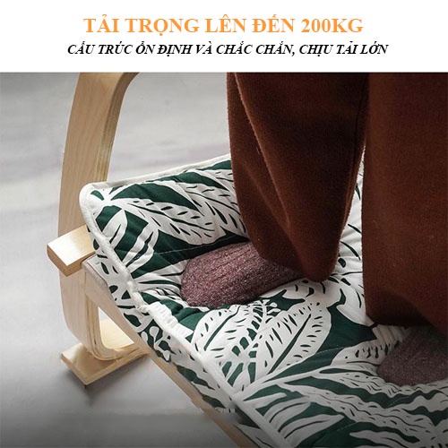 Ghế Poang Bập Bênh Thư Giãn, Ghế Tựa Đọc Sách Mẫu Mới