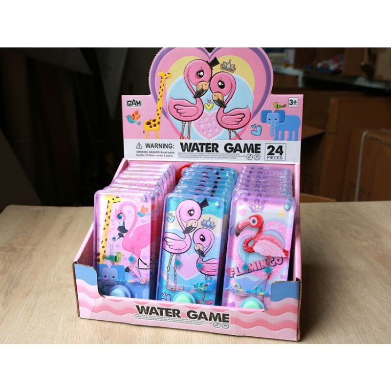 Máy bắn vòng nước trong suốt, trò chơi giam stress mẫu pony, marvel, siêu nhân, elsa, disney cho bé trai bé gái