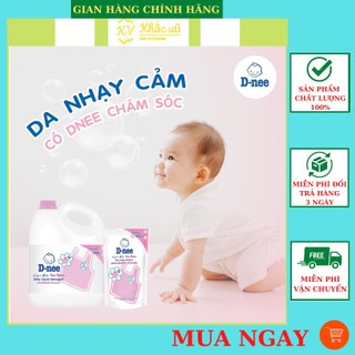 Nước giặt d-nee chính hãng can 3000ml