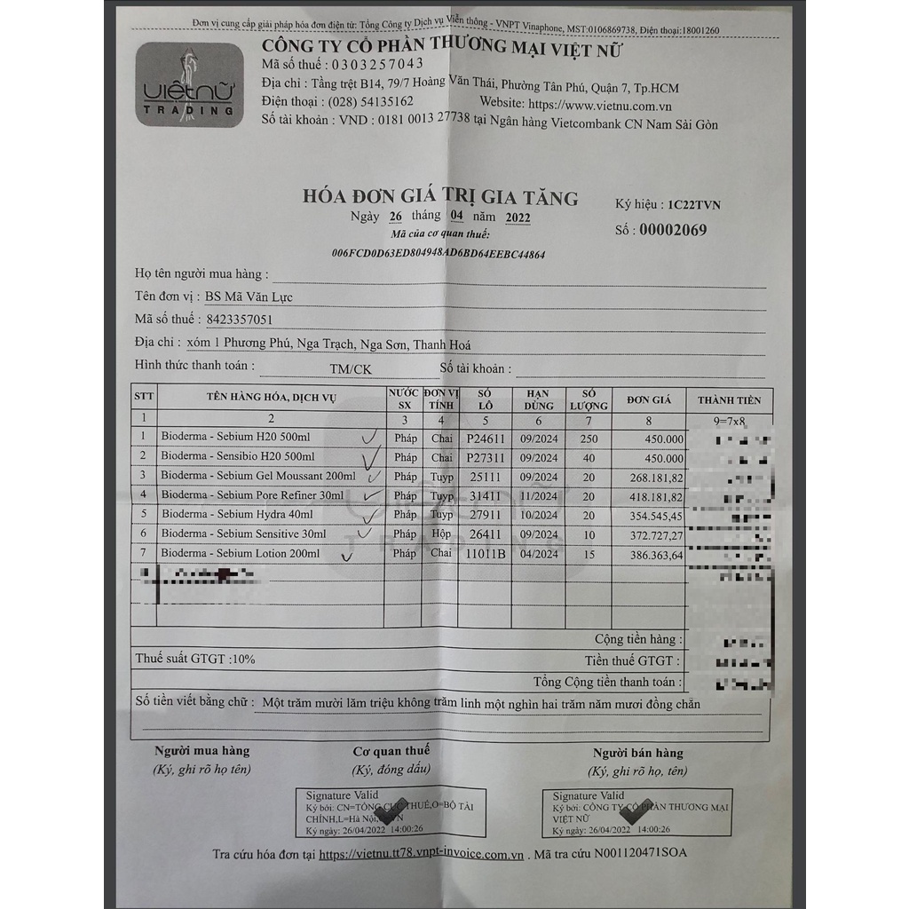 Nước Tẩy trang BIODERMA nội địa Pháp Xanh-Hồng 500ml