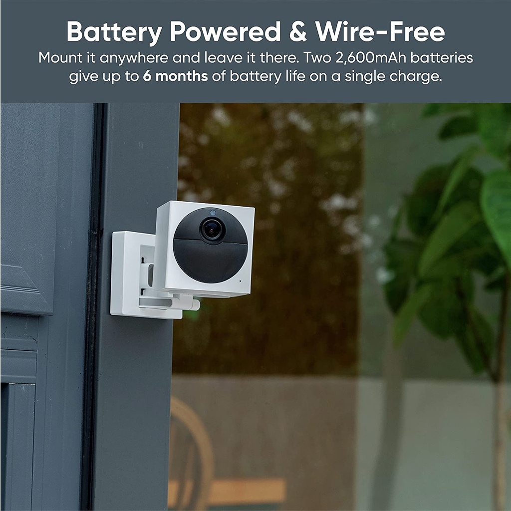 Camera giám sát không dây wyze cam outdoor - pin 6 tháng - lưu trữ offline