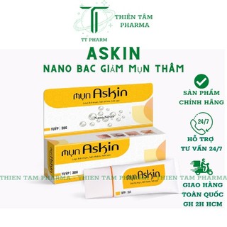 Cream bôi mụn askin nano bạc tube/30g