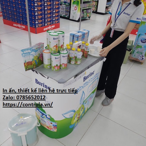 BoothSampling khung nhôm