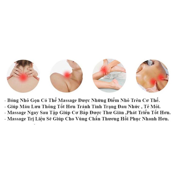 Bóng Cao Su Giãn Cơ KSONE Bóng Massage Giãn Cơ Giảm Đau Mỏi Do Căng Cơ