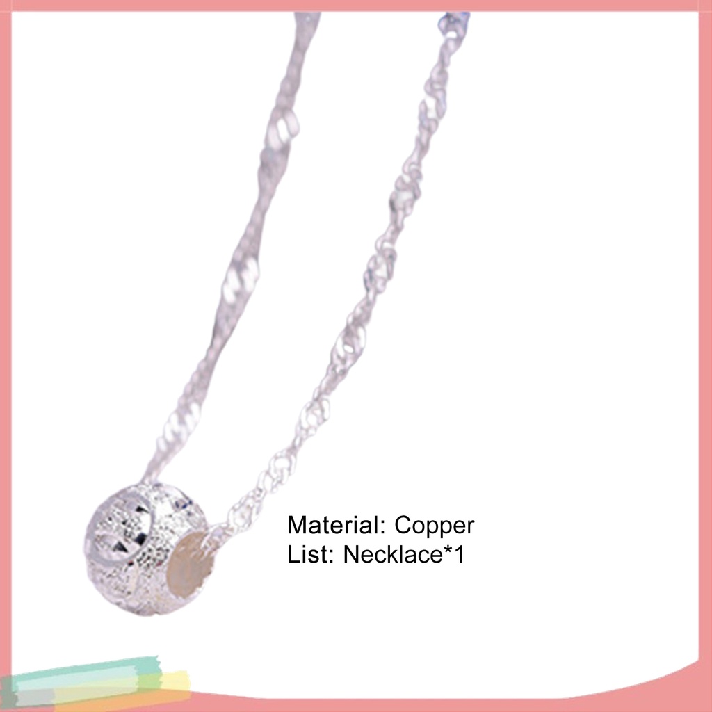 Vòng cổ Bạc Mặt Hình Giọt Nước May Mắn Bằng Thép Không Gỉ