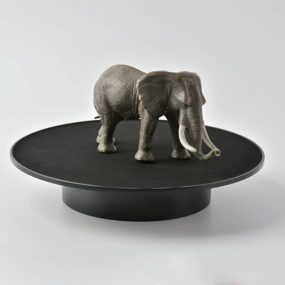 BÀN XOAY SẢN PHẨM 15CM 20cm 25cm 32cm, đế xoay hỗ trợ quay video, livestream, trang tri, quay mô hình dùng pin hoặc điện