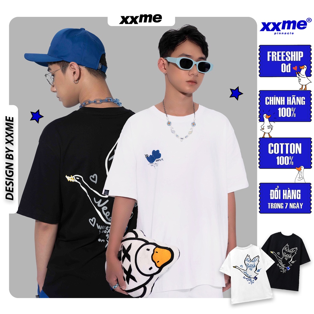 Áo thun | Áo phông nam nữ cotton thoáng mát Weeé Fly - XXME - Đen / Trắng