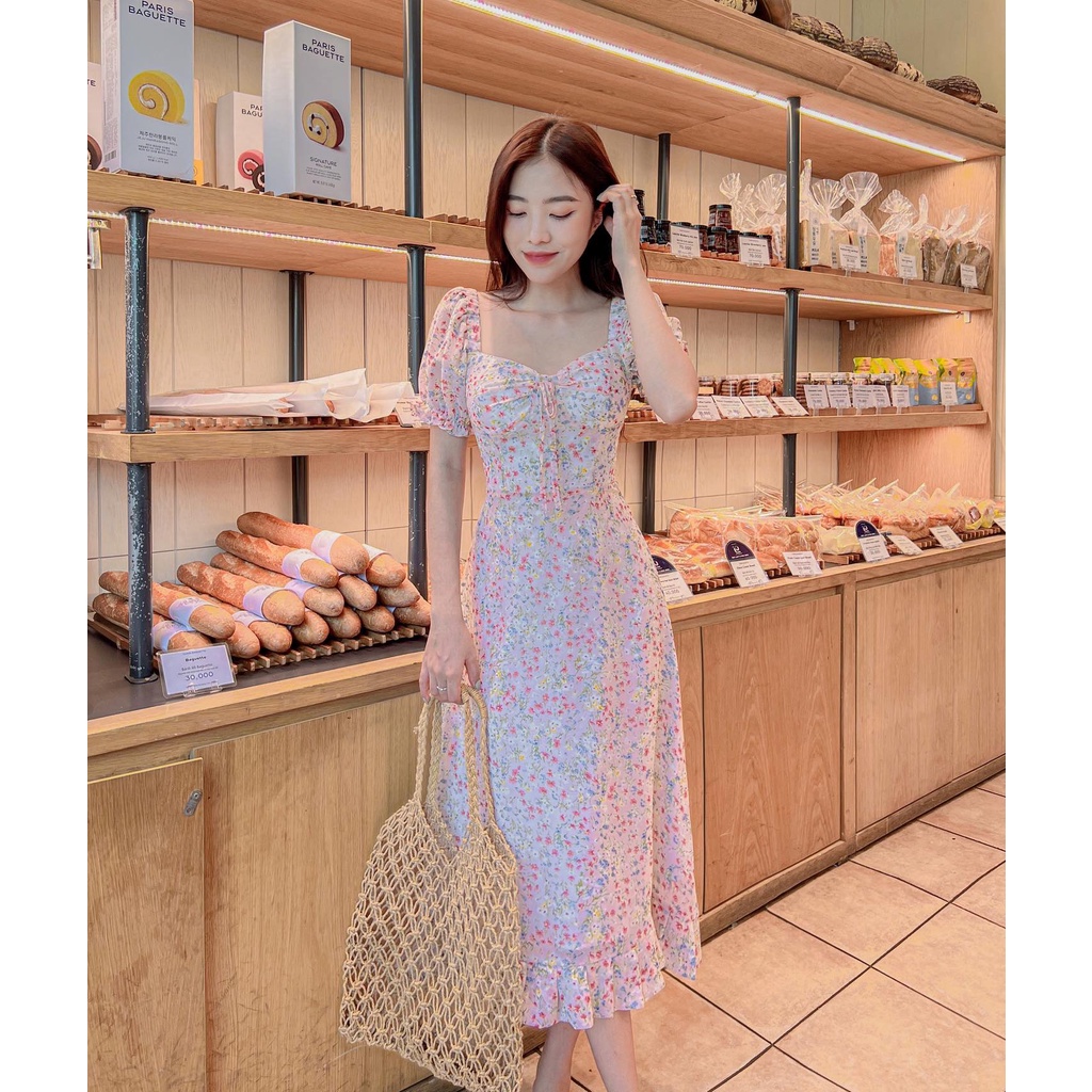 Đầm MELORI - Đầm cúp ngực dáng midi
