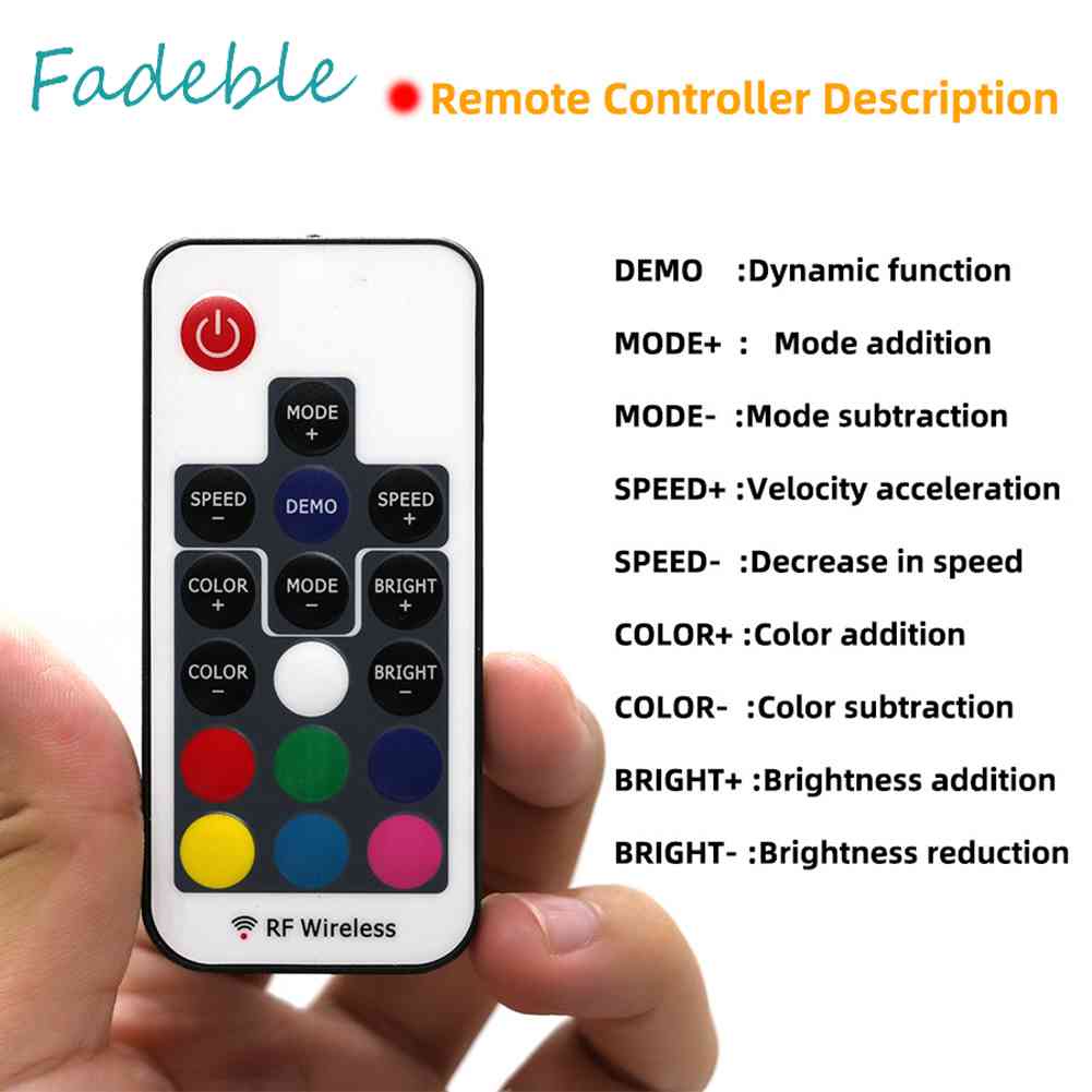 Bộ Điều Khiển Từ Xa 12V SATA RGB Cho PC Case Dải Đèn LED