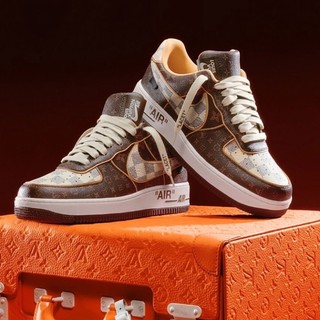 Giày AF1 LV Nâu, Giày thể thao Air Force 1 mix LV phối màu nâu hot bản đẹp Full Box màu mới nhất- Giá gốc tại xưởng