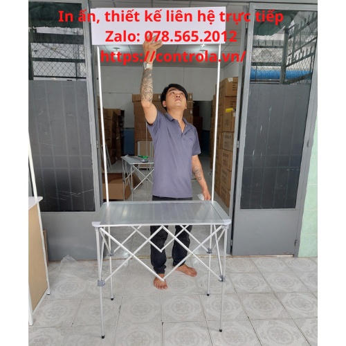 BoothSampling khung nhôm