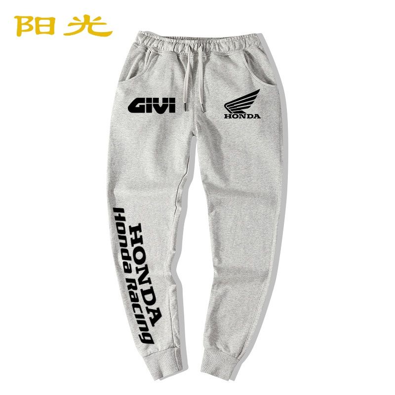 HONDA Hàng Có Sẵn-Quần Thể Thao Dáng Rộng Hình Cánh Vàng HRC Thời Trang Thu Đông Đi Xe Máy Giản Dị Cho Nam Và Nữ