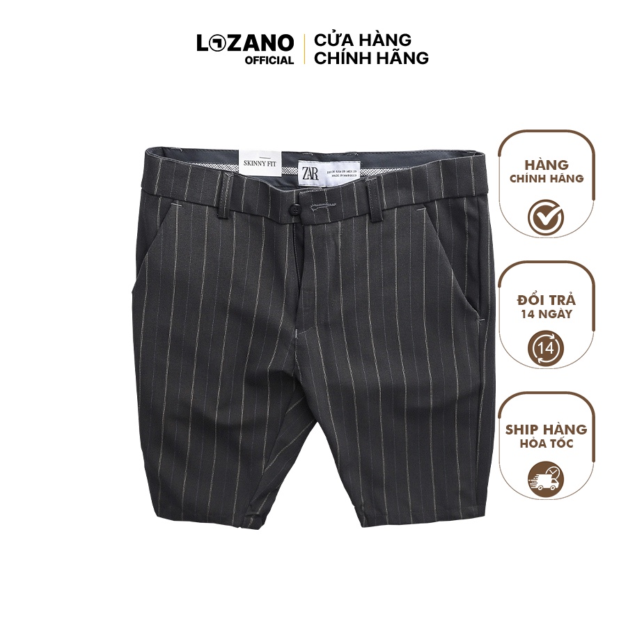 Quần Short Vải Tây Âu Nam Thanh Lịch Chuẩn Quý Ông ZARA Phong Cách Tây Âu Thanh Lịch Q0NDE9