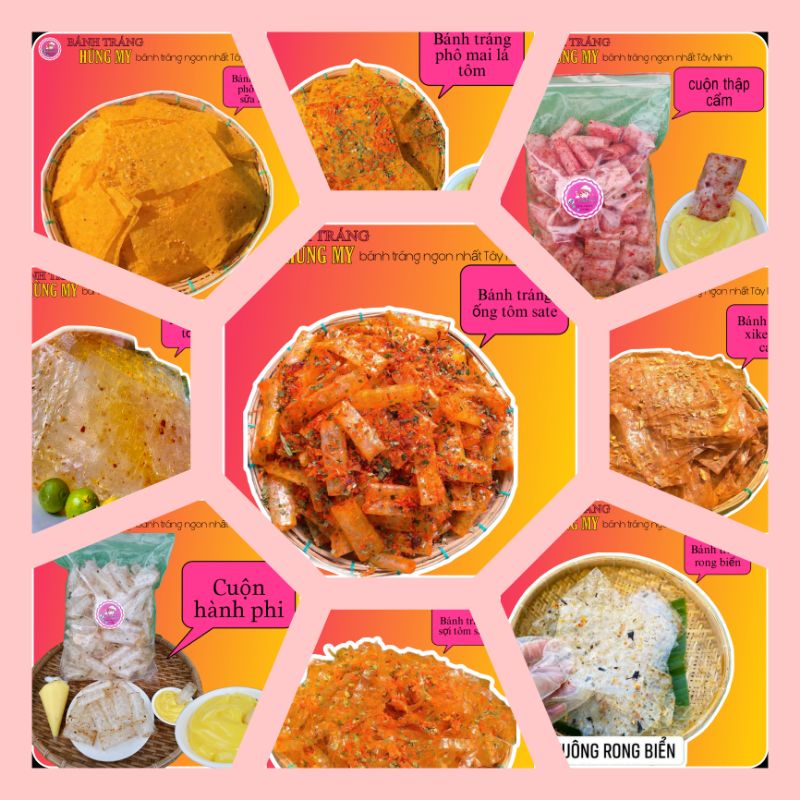 Bánh tráng trộn sẵn 1 kí giá sỉ