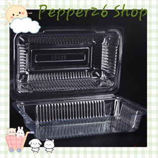 100 Hộp nhựa dùng 1 lần đựng các loại bánh, đồ đông lạnh, hải sản H04 - Pepper26 Shop