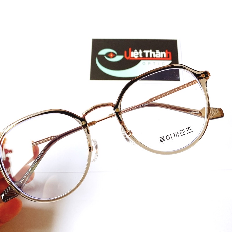 Kính Gọng Cận Mắt Tròn Bầu Mảnh Nhẹ Hàng Đẹp Thời Trang Phong Cách Hàn Quốc MỚI VỀ Nhận Lắp Kính Cận Thị Có Độ