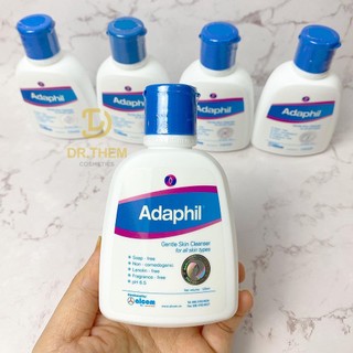 Adaphil Sữa Rửa Mặt và Toàn Thân Cho Da Dầu Mụn 125ml - 500ml Gamma Adaphil Gentle Skin Cleanser- Dr Thêm