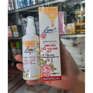 Tinh dầu xả vải khô lymo 100ml màu vàng