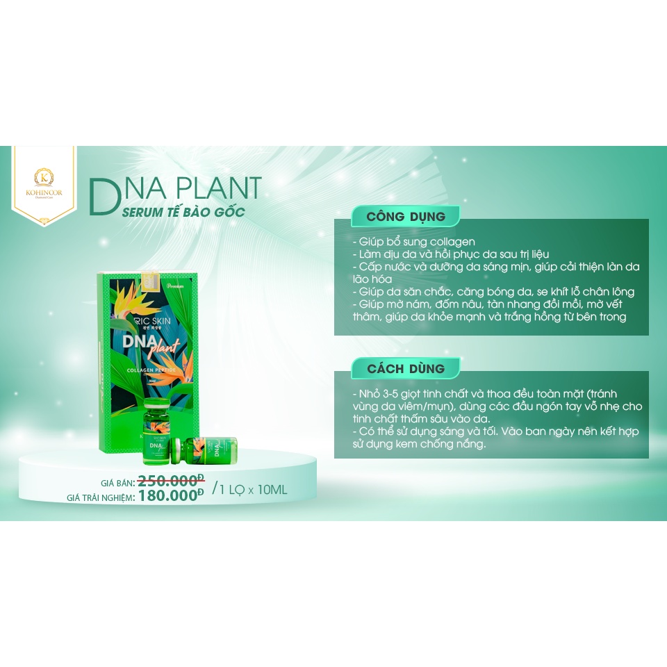 Serum DNA Plant Kohinoor 10ml