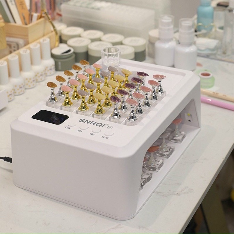 Máy hơ gel T8 72W chính hãng SNRQI, đèn hơ gel móng tay