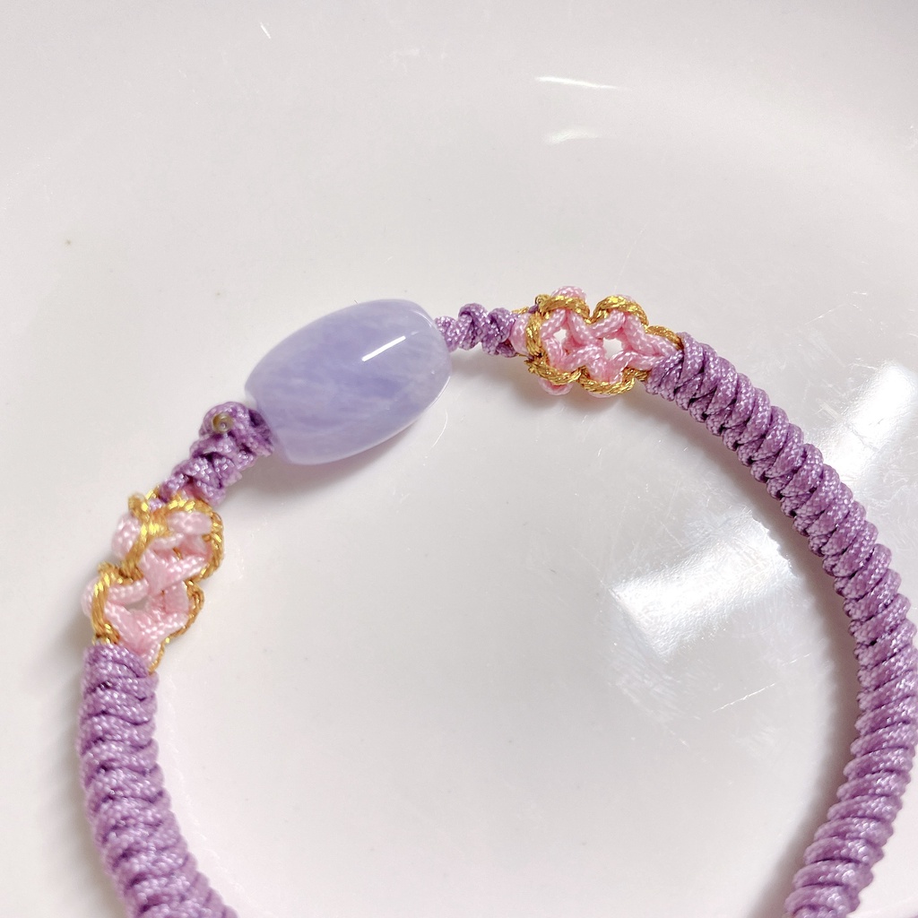 VÒNG TAY LU THỐNG ĐÁ THẠCH ANH TÍM