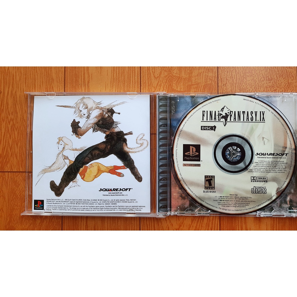 Game ps1 Final fantasy IX no brand