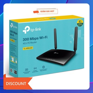 Bộ phát wifi TP-Link TL-MR6400 300Mbps, Khe sim 3G/4G (Chính Hãng)