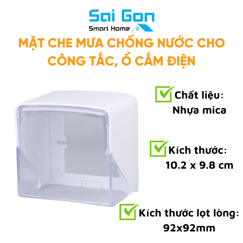 Nắp Che Mưa Ổ Điện, Công Tắc, Che ổ Điện Đa Năng, Hộp Đựng Ổ Cắm Điện, Bảo Vệ Ổ Điện Ngoài Trời