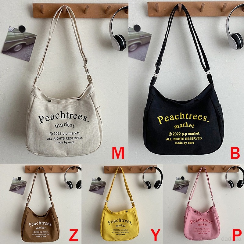 Túi Xách Đeo Vai Hình Vuông In Chữ Phong Cách Hàn Quốc Thời Trang Xuân Thu Dành Cho Bé Trai Và Bé Gái