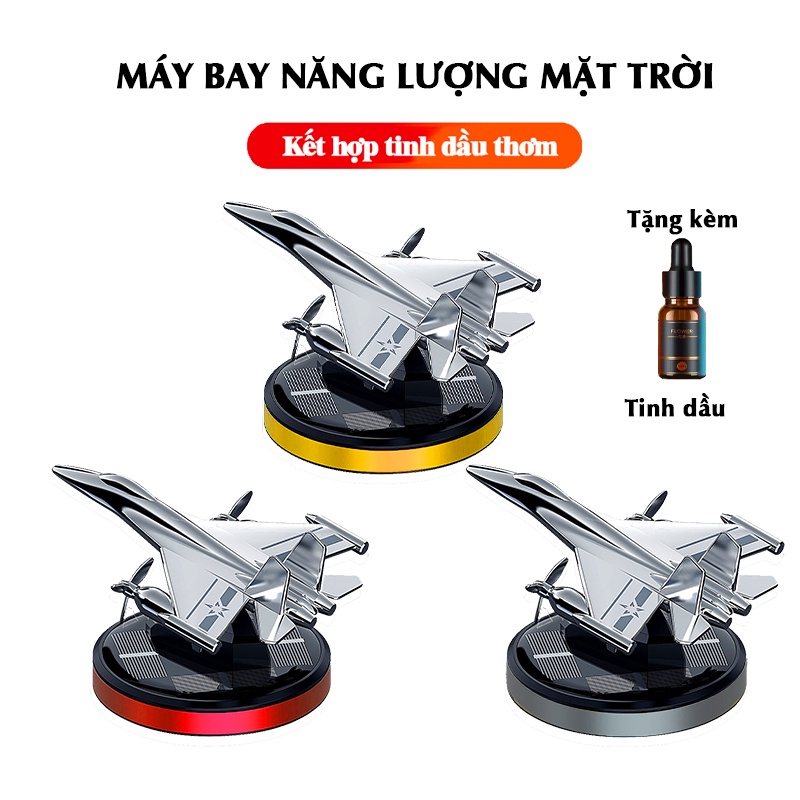 Mô hình máy bay NL mặt trời, nước hoa ô tô, làm quà tặng, decor bàn học, bàn làm việc, tặng tinh dầu thơm