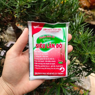 Phân bón đậm đặc, cao cấp thế hệ mới siêu lân đỏ QT04 chống rét, ra rễ mạnh, siêu bật chồi gói 20ml