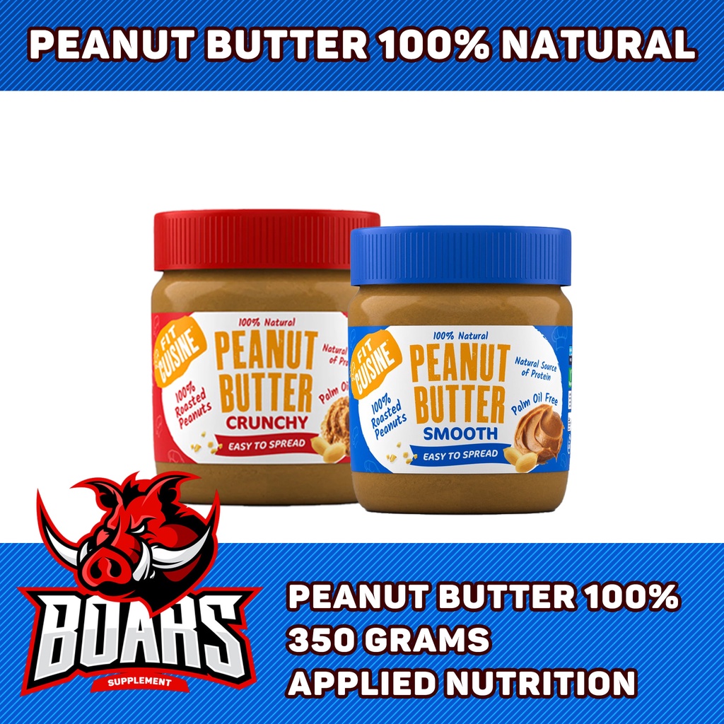 Bơ Đậu Phộng Hỗ Trợ Giảm Cân APPLIED NUTRITION FIT CUISINE PEANUT BUTTER SMOOTH - UK