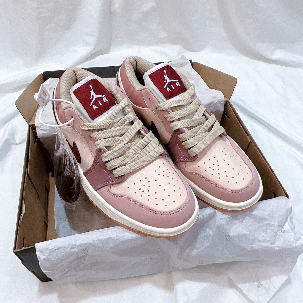 Giầy thể thao nam nữ 2xstore JD mid barely hồng tím Fullbox