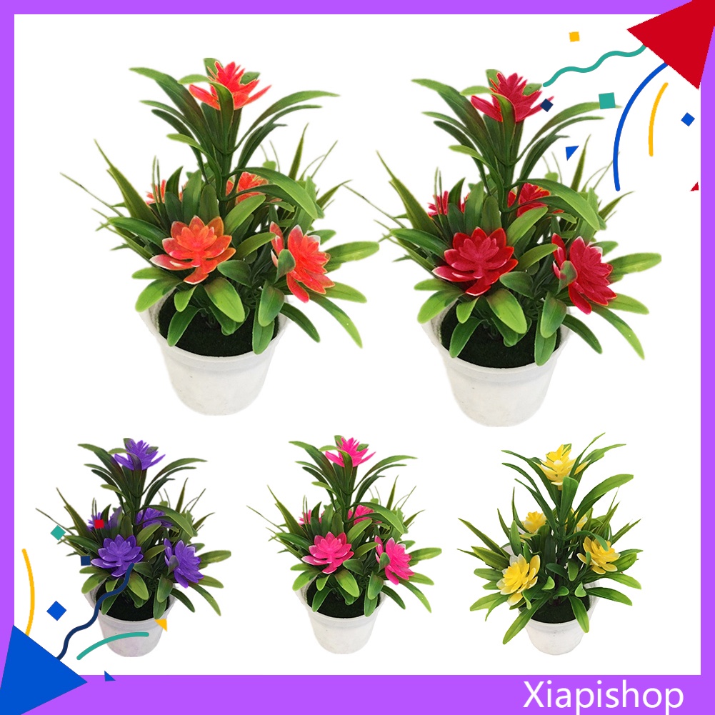 Chậu Hoa Sen Đá Giả Dùng Trang Trí Tiệc Cưới / Sân Vườn