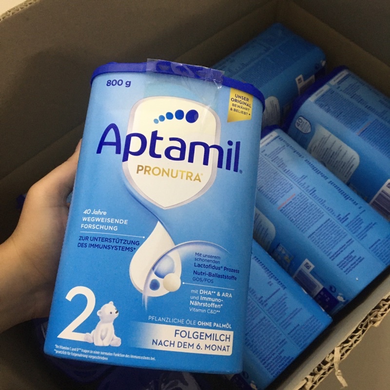 Sữa Aptamil Đức Xanh Cao Pronutra Số 2 (Hộp 800gr) - Nội Địa Đức