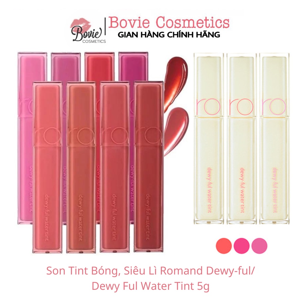 Son Tint Bóng, Siêu Lì Romand Dewy-ful Water Tint 5g | Dewyful