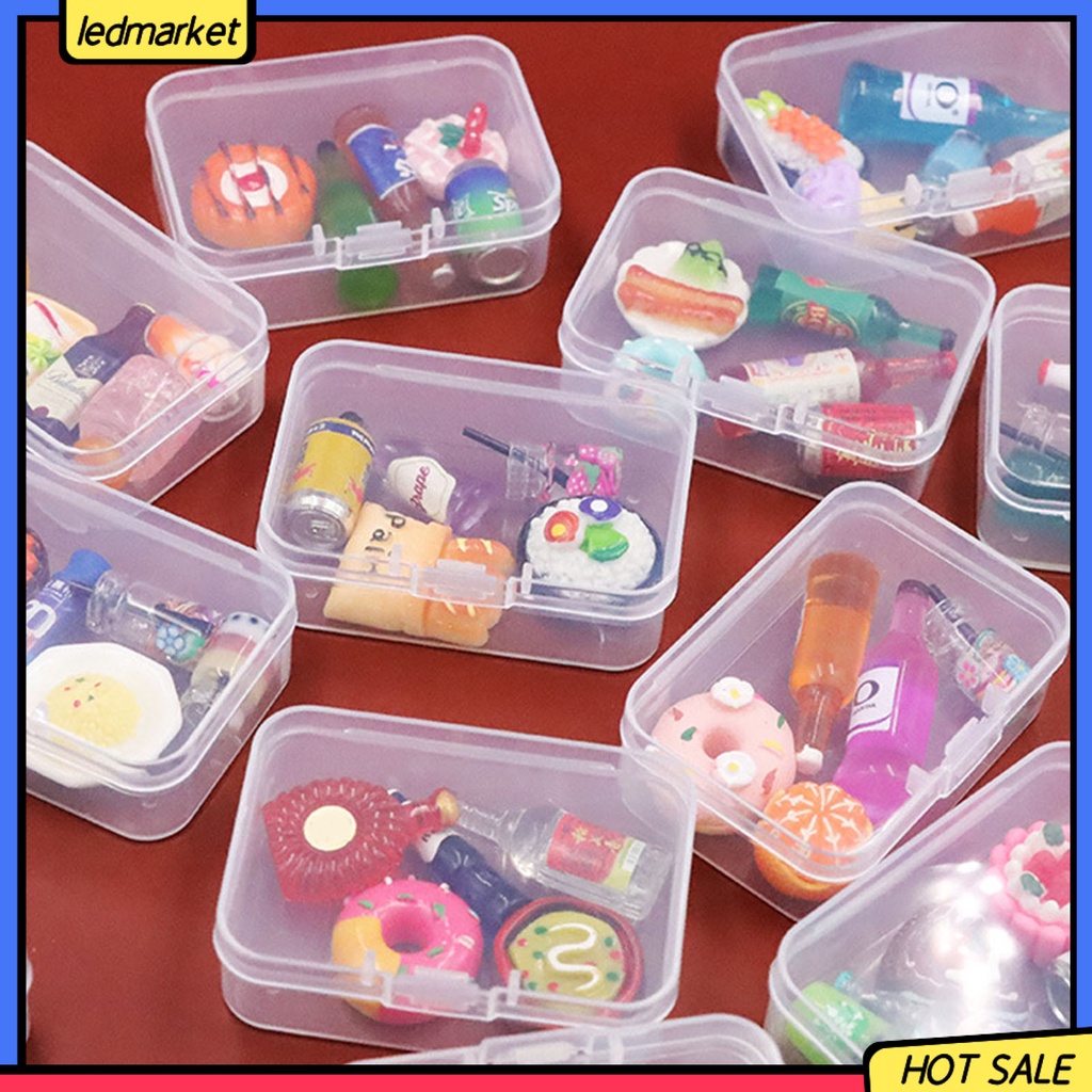 Bộ 5 Mô Hình Bình Bánh Quy / Thức Ăn Độc Đáo Dễ Phối Đồ Trang Trí Nhà Búp Bê