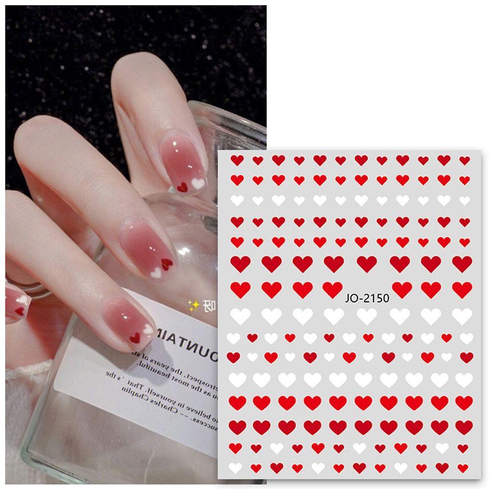 Nhãn Dán Móng Tay Tự Dính Họa Tiết Hoa Hồng / Ma Hoạt Hình Nhật Bản