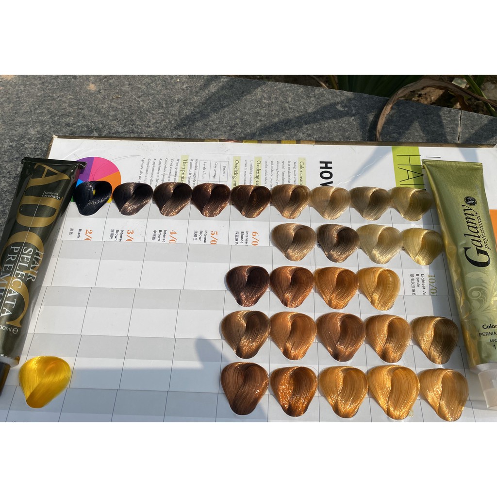 Thuốc nhuộm tóc Màu Xám Khói bền màu lên từ nền 8-9 hot năm nay