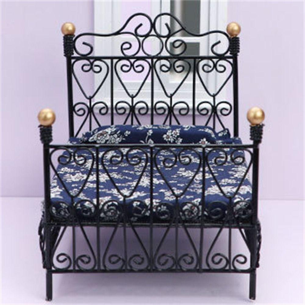 Giường Ngủ Mini REBUY1 1: 12 Dùng Trang Trí Tiểu Cảnh / Nhà Búp Bê