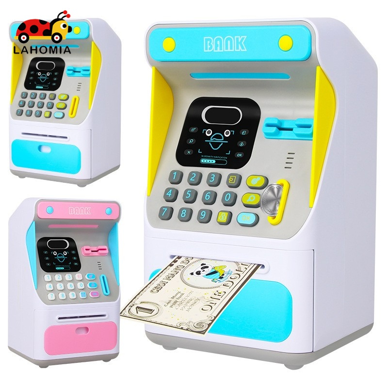 LAHOMIA Đồ chơi máy tiết kiệm tiền ATM mini sáng tạo