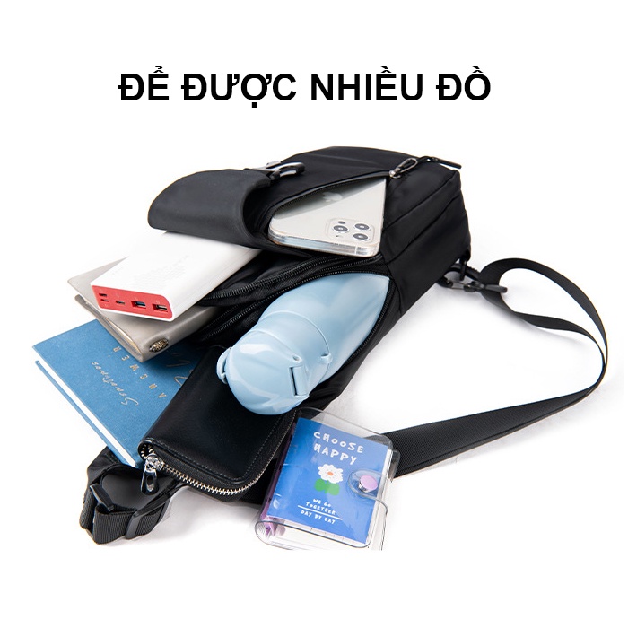 Túi đeo chéo nam chống thấm nước cao cấp phong cách Hàn Quốc BEE GEE – 0147