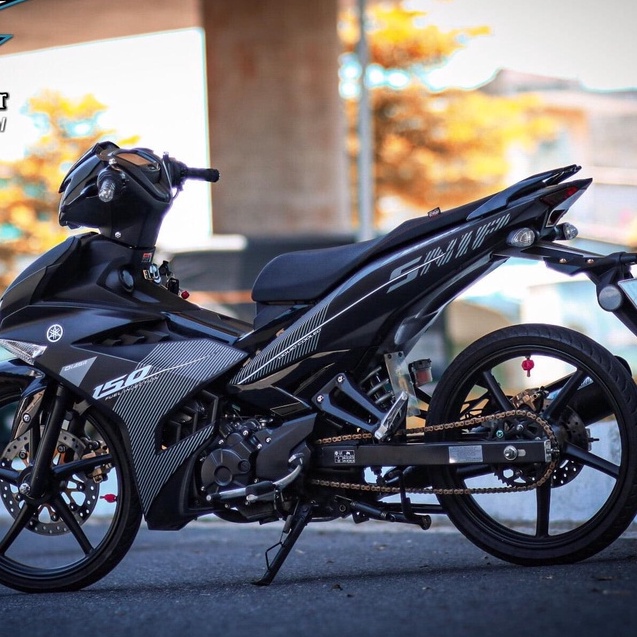 Tem rời exciter 150 snipper chất liệu keo in mccal màng nhám